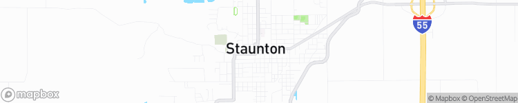 Staunton - map