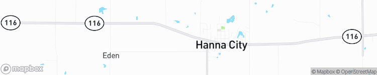 Hanna City - map