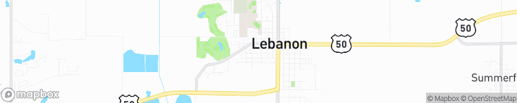 Lebanon - map