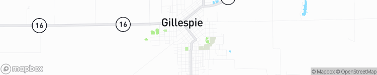 Gillespie - map