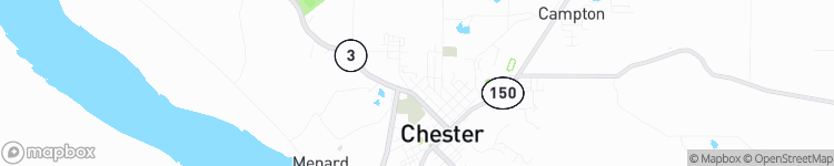 Chester - map