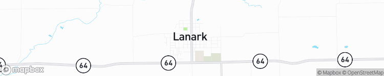 Lanark - map