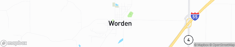 Worden - map