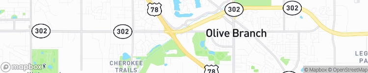 Olive Branch - map