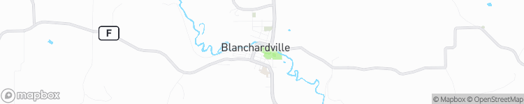 Blanchardville - map