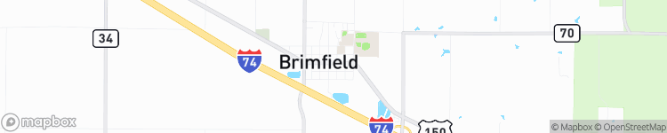 Brimfield - map