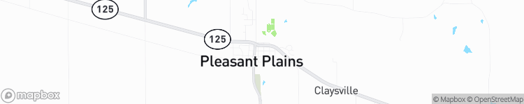 Pleasant Plains - map