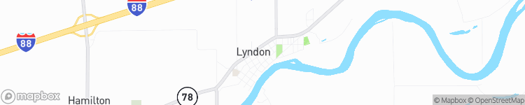 Lyndon - map