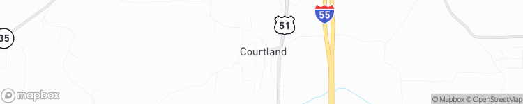 Courtland - map