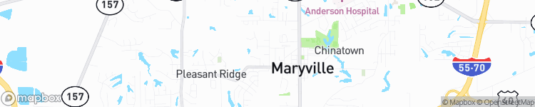 Maryville - map