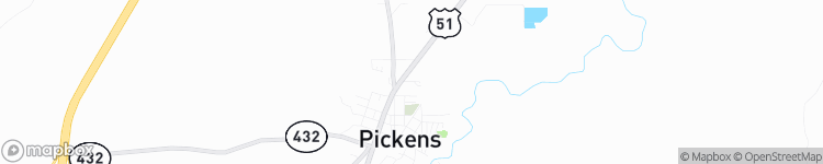 Pickens - map