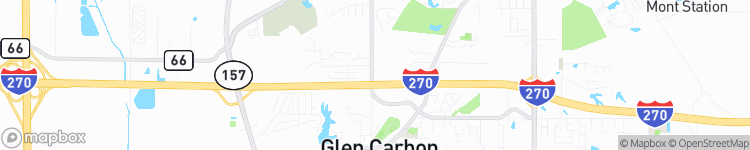 Glen Carbon - map
