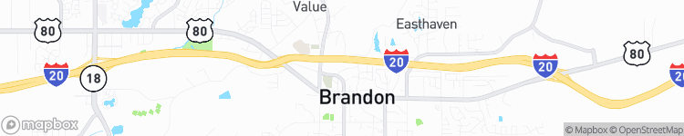Brandon - map