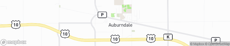 Auburndale - map