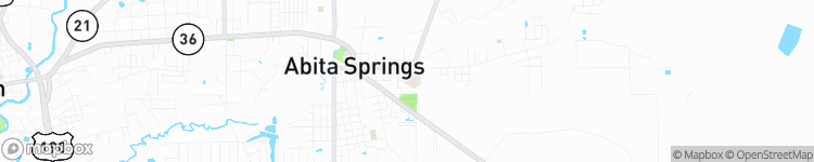 Abita Springs - map