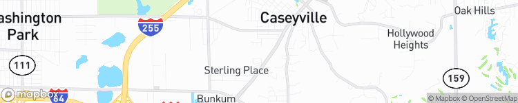 Caseyville - map