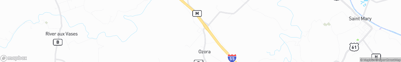 Ozora Truck and Travel Plaza - map