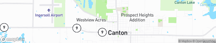 Canton - map