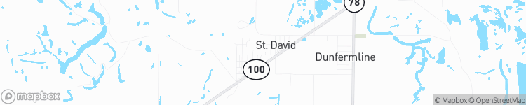 Saint David - map