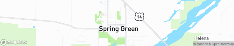 Spring Green - map