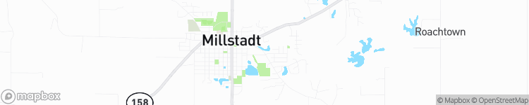Millstadt - map