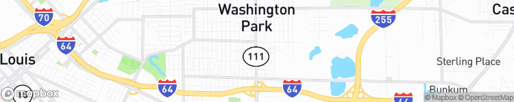 Washington Park - map