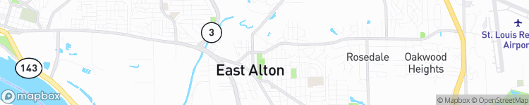 East Alton - map