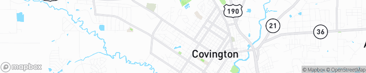 Covington - map