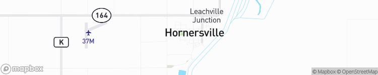 Hornersville - map