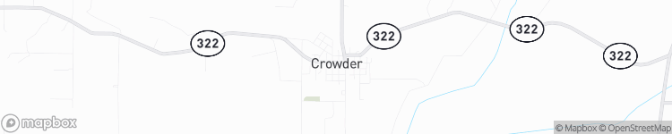 Crowder - map