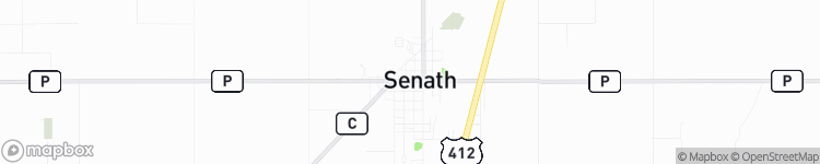 Senath - map