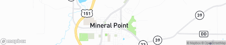 Mineral Point - map