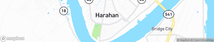 Harahan - map