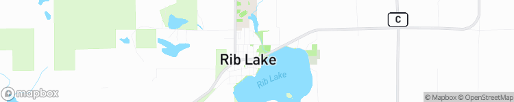 Rib Lake - map