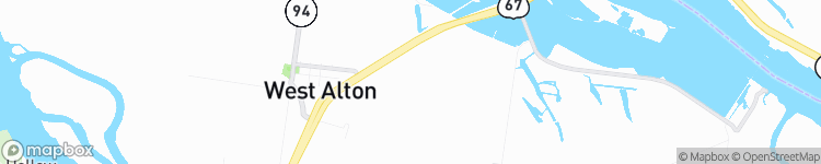 West Alton - map
