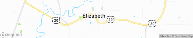 Elizabeth - map