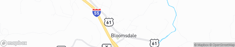 Bloomsdale - map