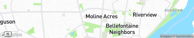Moline Acres - map