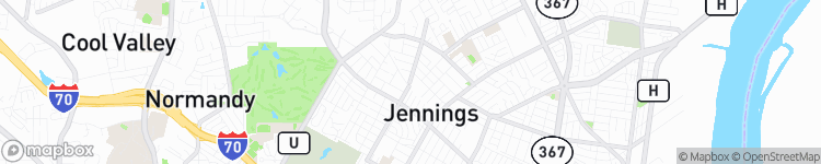 Jennings - map