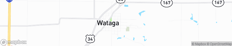 Wataga - map
