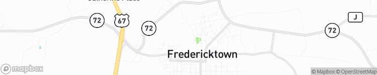Fredericktown - map