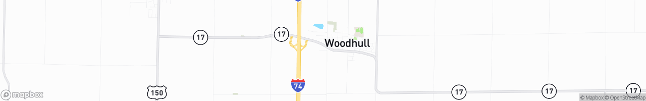 Woodhull Travel Plaza - map