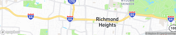 Richmond Heights - map