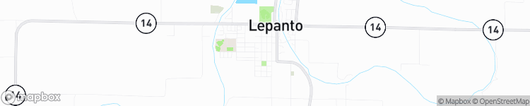 Lepanto - map