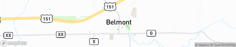 Belmont - map