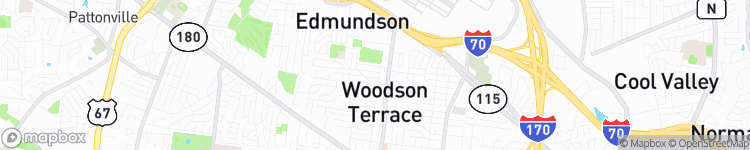 Woodson Terrace - map