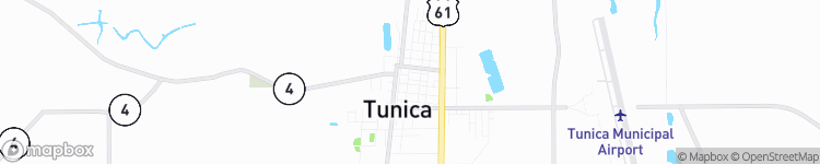 Tunica - map