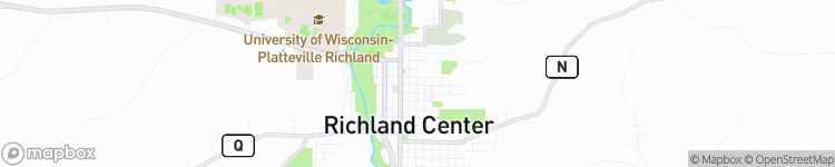Richland Center - map