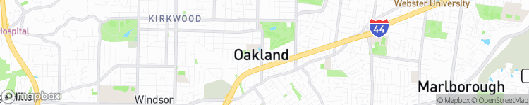 Oakland - map