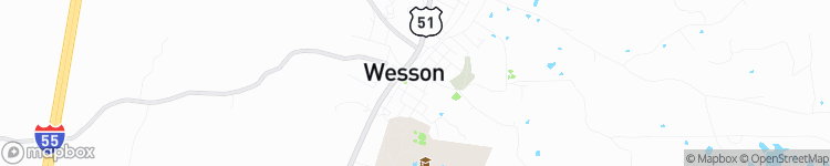 Wesson - map